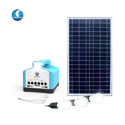 家户外房车便携式太阳能DC电源带灯泡电视风扇手机用